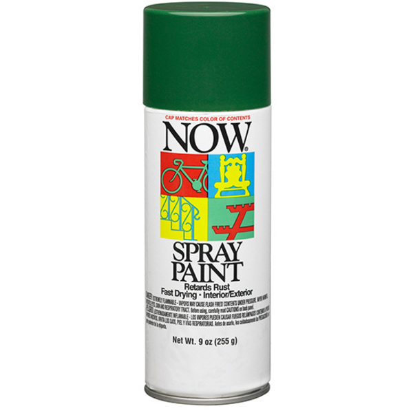 Krylon 9 Oz Hunter Green NOW Enamel Spray Paint 21205